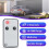 Set of 2 Remote Control for Roger E80 TX52R 2 Channels 433.92 MHz for Gate and Garage Replacement Remote Control 2
