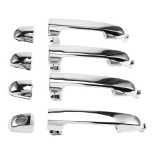 4 Pcs Exterior Door Handle Chrome for Forte Koup CERATO 2010-2013 82651-1X010 82662-1X010 82651-1M020 82652-1M240