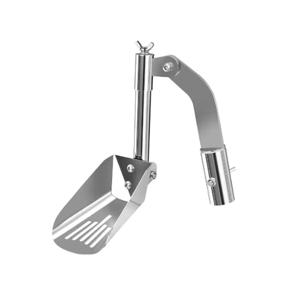 Gutter Scoop Leaf Cleaning Spoon Stainless Steel Cleaner Portable Roof Gutter Tool Gutter Cleaning Shovel Leaves Dirt