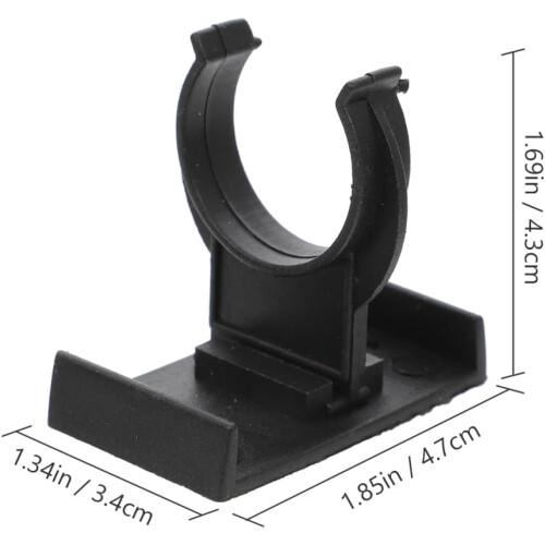 10 Set Adjustable Kitchen Cabinet Leg Plinth Clips, Durable Plastic Toe Kick Leveler Clips Black 1