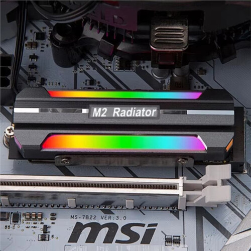 New ICE Whale M.2 2280 SSD Heat Sink ARGB Sync Lighting Effect M.2 Nvme Solid State Drive Radiator 2