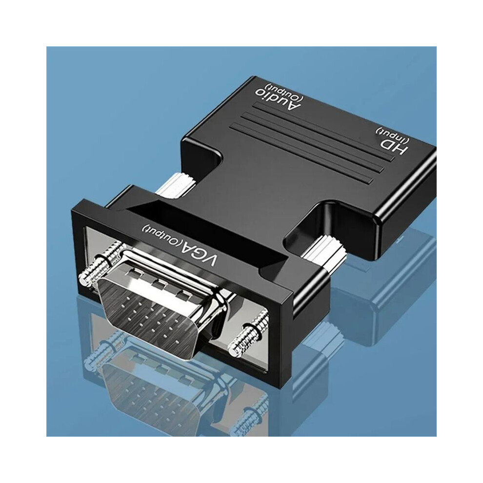Compatible To Vga Converter With 3.5Mm Audio Cable For Ps4 Pc Laptop Tv Monitor Projector 4713696741305