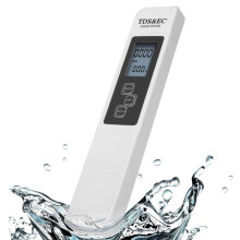 White Handheld TDS Digital Water Tester High Precision Household Purified Tap Water Multifunctional Large Screen Display