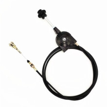 1m Hand Throttle Control for Excavator Harvester Tractor Ship Spreader Throttle Cable Assembly Self-Locking Controller