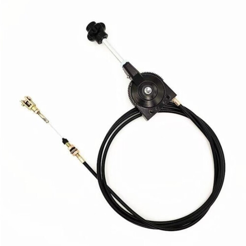 1m Hand Throttle Control for Excavator Harvester Tractor Ship Spreader Throttle Cable Assembly Self-Locking Controller