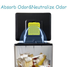 Cuscinetto Filtrante al Carbone Attivo per Pattumiera Domestica, Deodorante, Rimuove Gli Odori, Filtro Antiodore, Cotone Deodorante per Pattumiera da