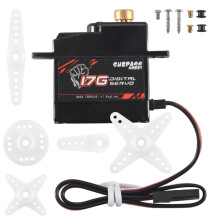 SURPASS HOBBY S0017M 17G Metal Gear 1.8KG Servo Digital para RC AviãO Robô 1/18 CaminhãO Carro Duto AviãO