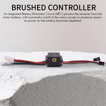 Rc ESC 320A 6-12V Brushed ESC Speed Controller with 2A BEC for RC Boat U6L5