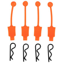 4St Gummi Car Kaross Clip HåLlare Skal Fast SpäNne LåS för 1/10 ARRMA Senton Granite Typhon Slash UDR,2