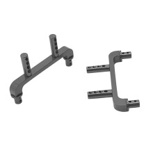 Metall RC Auto Karosserie Post Halter HüLle Spalte für A949 A959 A969 A979 K929 A959-B 1/18 RC Auto Upgrade Teile,Titan
