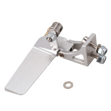 1PC RC łóDź Ze Stopu Aluminium PochłAniająCy Wodę Ster 52Mm Ster Kierownicy Do Zdalnego Sterowania RC łOdzie CzęśCi CNC