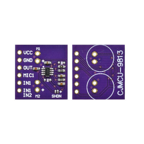 MAX9813H Microphone Module Microphone Amplifier Amplifier Module Double Input Fixed Gain Integrated Bias 9813 MAX9813