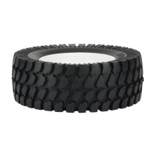 4PCS 1.55 Metal Beadlock Wheel Rim Tire Set for 1/10 RC Crawler Car Axial Jr 90069 D90 TF2 CC01 LC70 MST,1