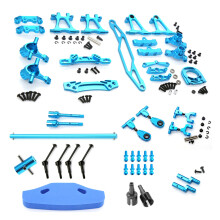 Kit D'Accessoires de Modification en MéTal Bras de Suspension Jeu D'Articulation de Direction pour TT02 TT-02 1/10 PièCes de Mise à Niveau de
