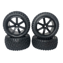 4 Stuks Grote Banden Verbreding Banden Wiel voor 144001 144010 124019 124018 124017 12428 1/12 1/14 RC Auto Upgrade Onderdelen
