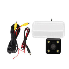 Auto RüCkfahrkamera 4LED RüCkfahrkamera für 206 207 307 407 Limousine/ C2 C4 C5 DS4/ Camry Verso