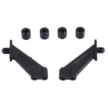 Suporte de Montagem de Asa Traseira 7531 para ZD Racing -10 DBX10 1/10 RC Carro Upgrade PeçAs AcessóRios Sobressalentes