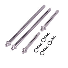 Metal Extended Body Posts Mount Shell Column for 1/10 RC Crawler Car Axial SCX10 SCX10 II 90046 90047 Upgrade Parts