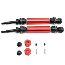 2 Stuks Achterste Aandrijfas CVD voor 1/10 ECX 2WD-Serie Ruckus Torment Axe Brutus Circuit AMP RC Car Upgrade-Onderdelen, 1