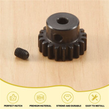 Staal 19T Motor Gear Rondsel 124016-2178 voor 144002 144010 124016 124017 Borstelloze RC Auto Upgrade Onderdelen
