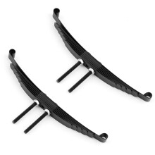 2 Satz Stahlblattfedern für 1/14 RC Traktor AnhäNger LKW Modellauto Upgrade Teile Ersatzteile ZubehöR, F