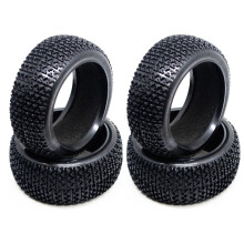 4Pcs 109mm 1/8 RC Off-Road Buggy Car Rubber Tire Tyre for HSP Redcat Losi HPI MP9 Hobao Upgrade Parts