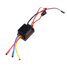 Moteur Sans Balais 60A éTanche ESC ContrôLeur de Vitesse éLectrique pour 1/10 1/12 1/16 PièCes de Voiture TéLéCommandéE Accessoires