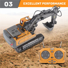 2.4G Wireless RC Bagger Fernbedienung RC Truck Crawler Truck Electric Engineering Fahrzeug Spielzeug für Kinder