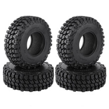 4ST 110Mm 1,9 GummidäCk HjuldäCk för 1/10 RC Bandvagn  TRX4 RC4WD D90 Axial SCX10 II III Redcat MST