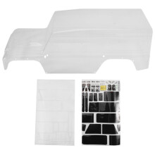324 Mm Wielbasis D110 Clear Body Shell Kit voor 1/10 RC Crawler Car TRX4 -4 Upgrades Onderdelen Accessoires