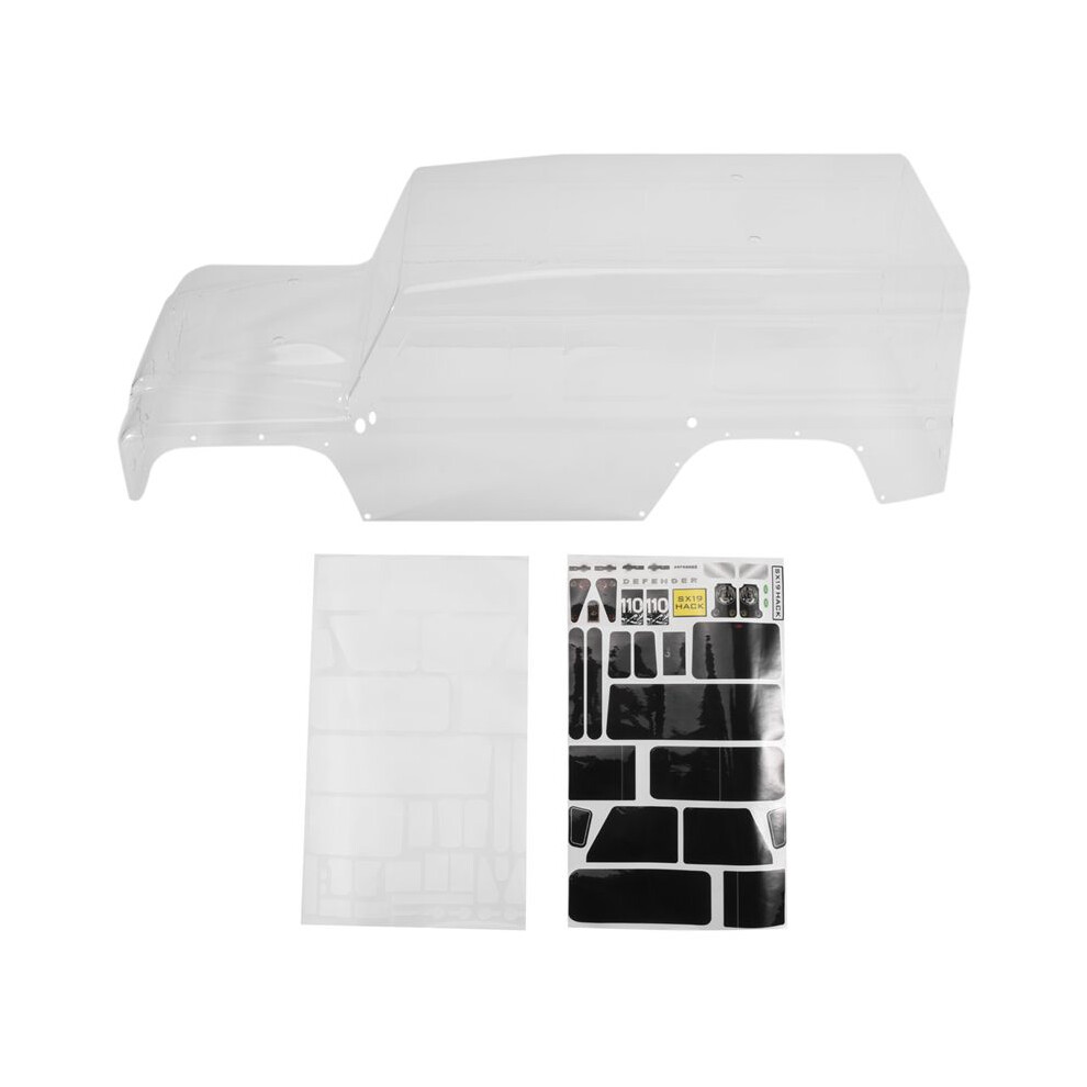 324Mm Wheelbase D110 Clear Body Shell Kit For 1/10 Rc Crawler Car Trx4 -4 Upgrades Parts Accessories 6031969031112