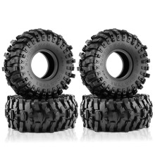 4 Uds. NeumáTicos de Goma de 118Mm 1,9 para Coche Trepador de Control Remoto 1/10 TRX4 RC4WD D90 Axial SCX10 II III Redcat MST