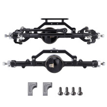 Nuevo Eje Delantero y Trasero CNC Metal D90 para 1/10 RC Crawler RC4WD D90 D110 Gelande II TF2 Yota II Axle Upgrades Parts
