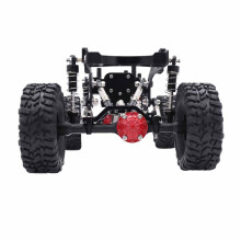 Metall-Vorder- und Hinterachsen-Set für WPL C14 C24 C34 C44 B14 B24 1/16 RC Car Upgrades Teile ZubehöR, Schwarz