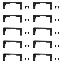 10X Aluminium Servo Halter + Carbon Halter für 1:10 AXIAL SCX10 Rc Auto Achse