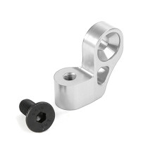 Cnc Metal Clutch Fixing Block for 1/5 HPI ROVAN BAJA 5B 5T 5B 5SC TRUCK RC CAR Toys Parts,Silver
