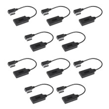 10X Auto Drahtlose Modul Musik Adapter Zusatz Empfaenger Aux Audio Kabel Fuer W212 S212 C207 Radio Media Interface mmi
