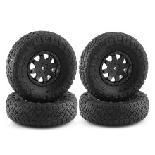 4Pcs Rubber Tire Wheel Tyre for  -Z 4X4  Z 4X4 RC Crawler Car Spare Parts Accessories