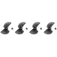4Pcs FT012-9 Rudder Tail Propeller 2 Blades Propeller for Feilun FT012 2.4G Brushless RC Boat Spare Parts Accessories
