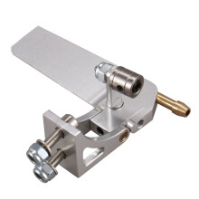 3PC RC Boat Aluminiumlegierung Wasserabsorbierendes Ruder 52mm Lenkruder für Ferngesteuerte RC-Boote CNC-Teile