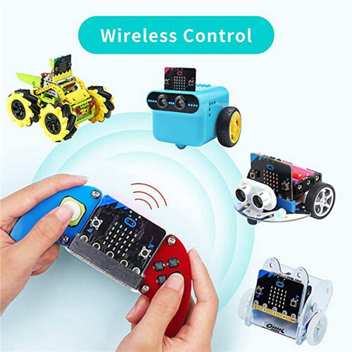 2X Micro:Bit V1.5 Płytka Rozwojowa Micro:Bit Inteligentny Zestaw Samochodowy/Qtruck/Python Edukacja Programowalny Robot BBC Microbit dla