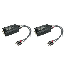 2X Ground Loop-Audio Isolator-Audio Noise Filter RCA Noise Suppressor Isolator Audio Signalrauschunterdrücker für PC