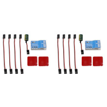 2X Estabilizador de Controlador de Vôo A3 V2 4 Modos de Vôo para AviãO Rc AviãO Rc Acessório de Presente de Metal para Amantes de Rc