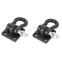 16Pcs Trailer Towing Buckle Tow Shackle Hook for 1/10 RC Rock Crawler Axial SCX10 TRX4 D110 RC Car Truck