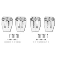 4Pcs Metal Adjustable Trim Tabs 69X57X30mm for Nitro Gas RC Model Boat