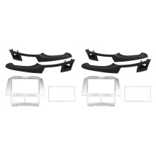 2X Kit di Montaggio Telaio Stereo 2 Din per Cruscotto per Cornice Montaggio Lettore  Yaris Vitz Platz 2005-2011