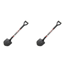 2 Pcs 55X12.5mm Simulation Metal Shovel Decoration for TRX4M Axial SCX24 AX24 FCX24 1/18 1/24 RC Crawler Car Parts