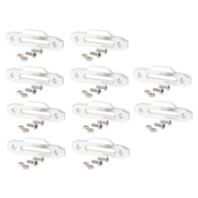10X Aleación de Metal Hawse Fairlead Winch Control Mount para RC 4WD D90 1/10 RC Tractor