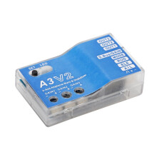 2X A3 V2 Regolatore di Volo Stabilizzatore 4 Modi di Volo per RC Aereo Aereo RC del Metallo Accessorio Regalo per Gli Amanti RC