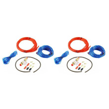 2X 1500W Car Amplifier Installation Wiring Harness Kit 8GA Audio Amplifier Subwoofer Power Cable